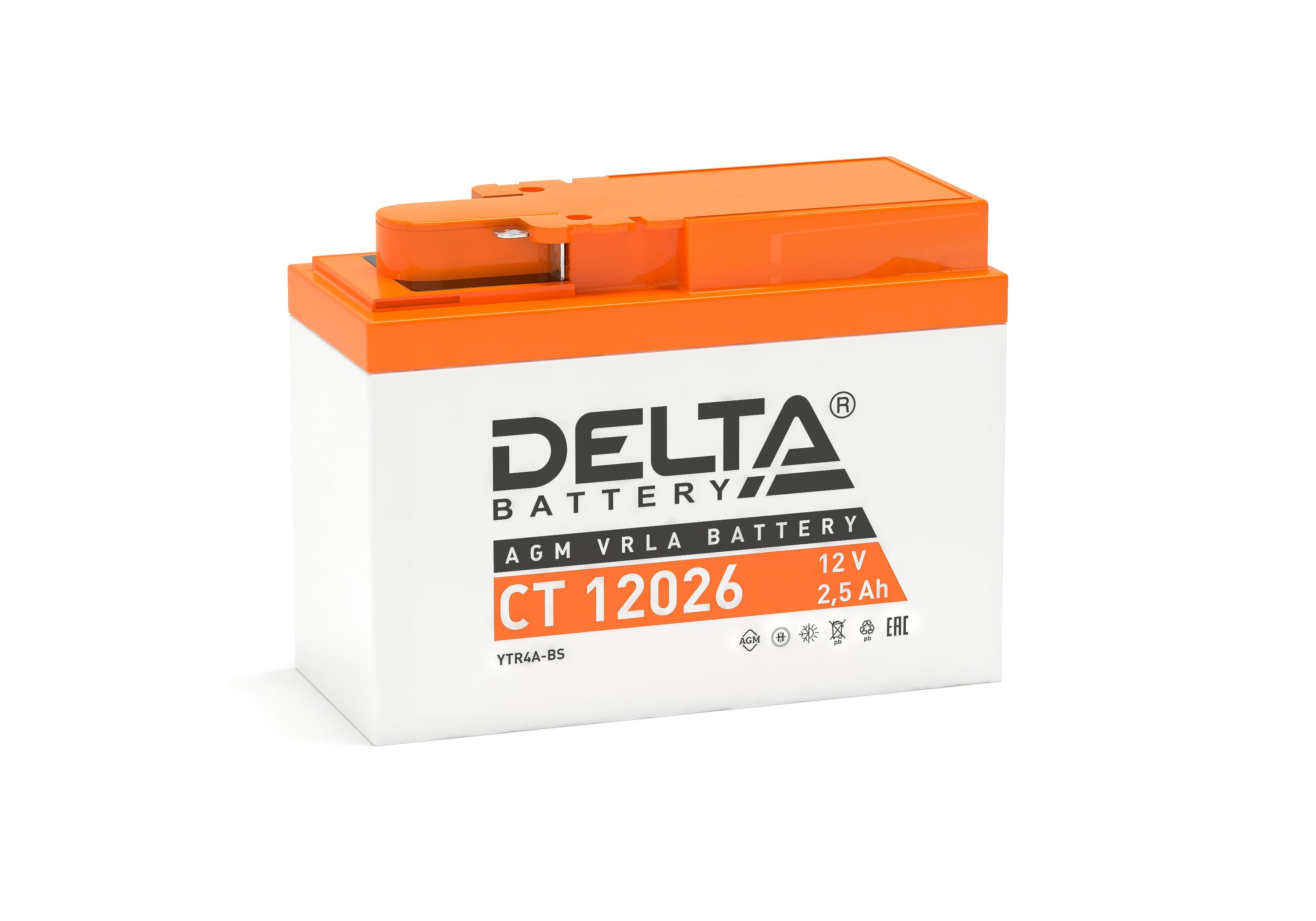 Delta Аккумулятор CT 12026 (12V/2.5Ah) фото