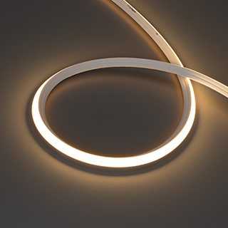 Arlight Лента герметичная MOONLIGHT-3D-X544-10x10mm 24V Warm3000 (8 W/m, IP67, 5m, wire x1) (Вывод боковой, 5 лет) фото