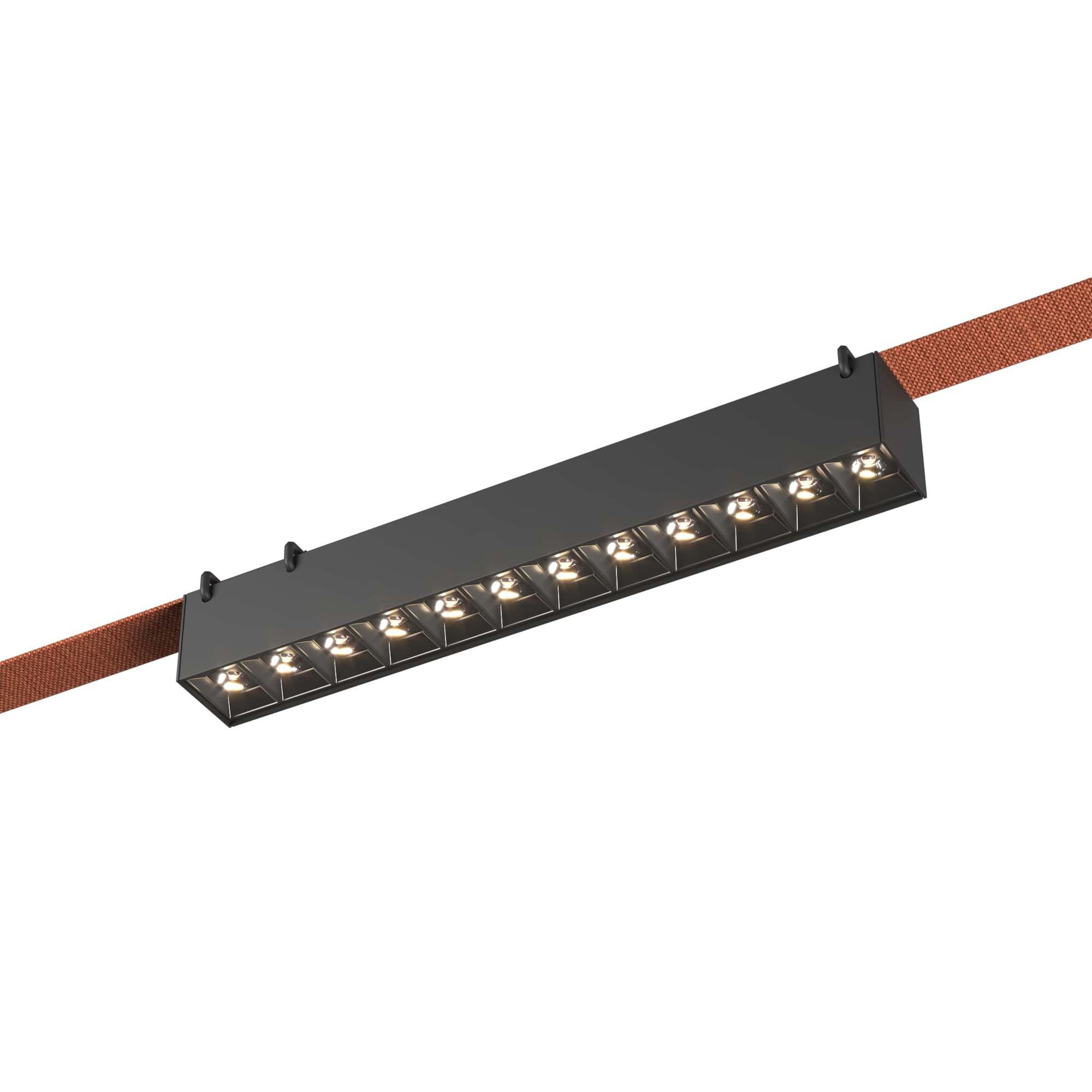 ST LUCE ST455.446.12 Св-к трек. Черный LED 1*12W 4000K 1 050Lm Ra90 24/40 IP20 L323xW40xH45 48V фото