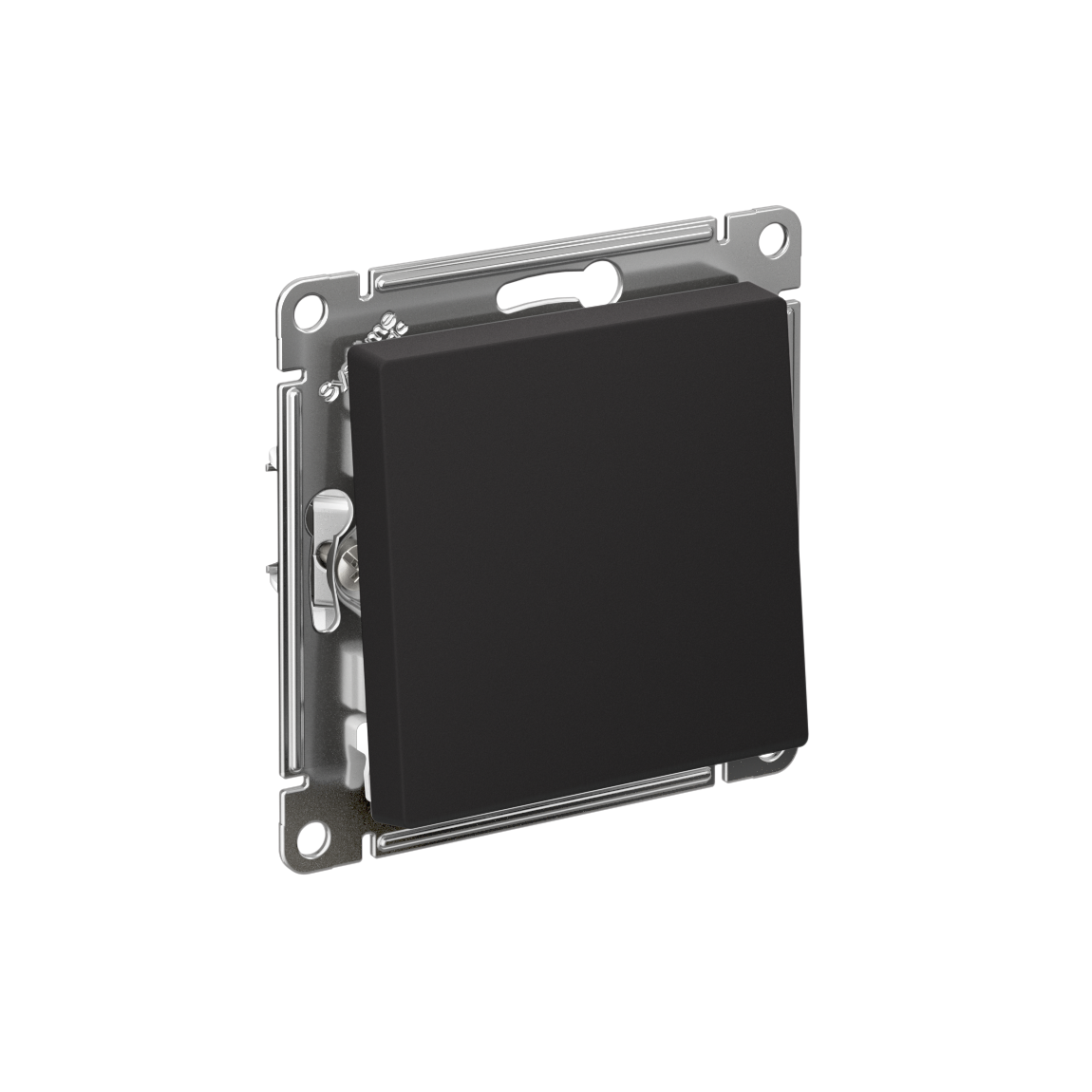 Systeme Electric AtlasDesign Карбон Переключатель перекрестный 1-клавишный, сх.7, 10АХ, мех., быстрозажим. клем. фото