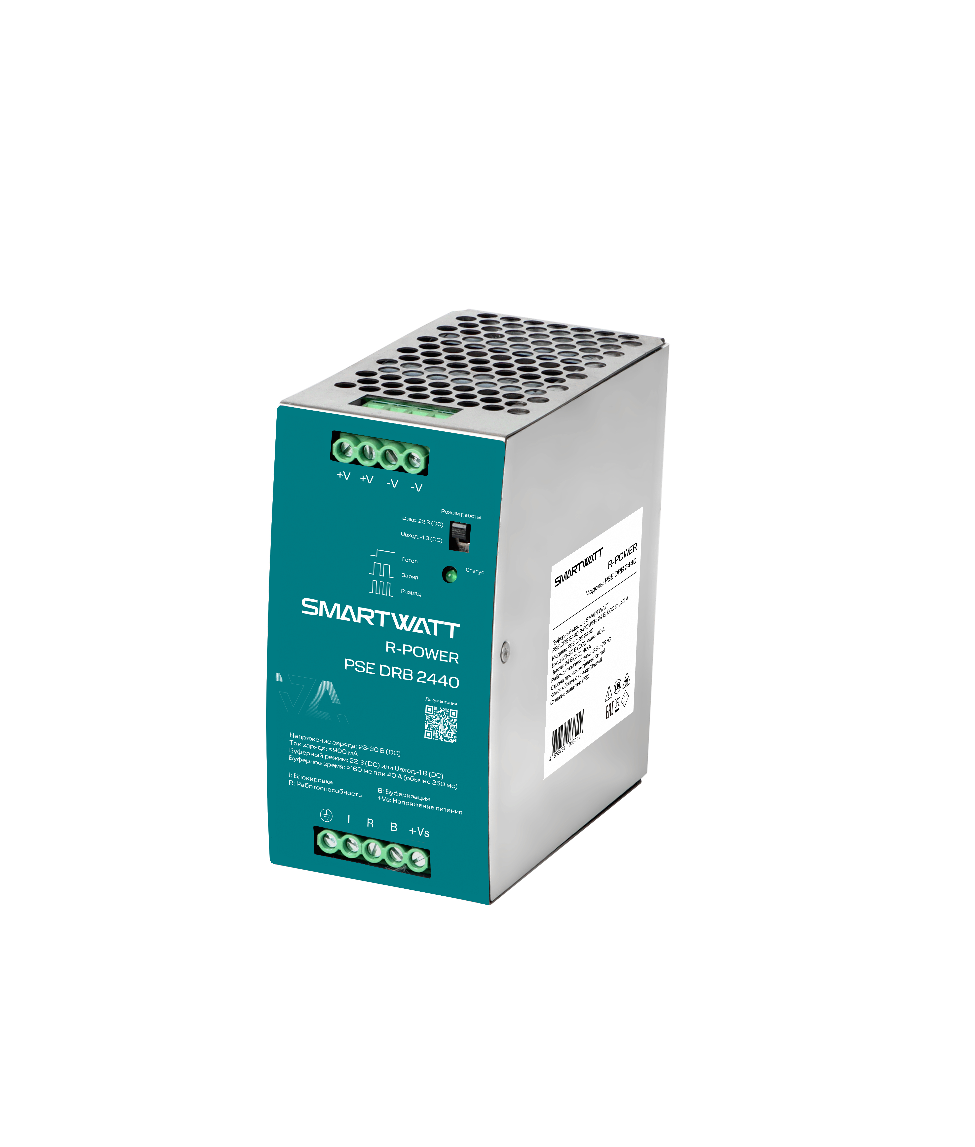 SMARTWATT Буферный модуль PSE DRB 2440 R-POWER, 24 В, 960 Вт, 40 А фото