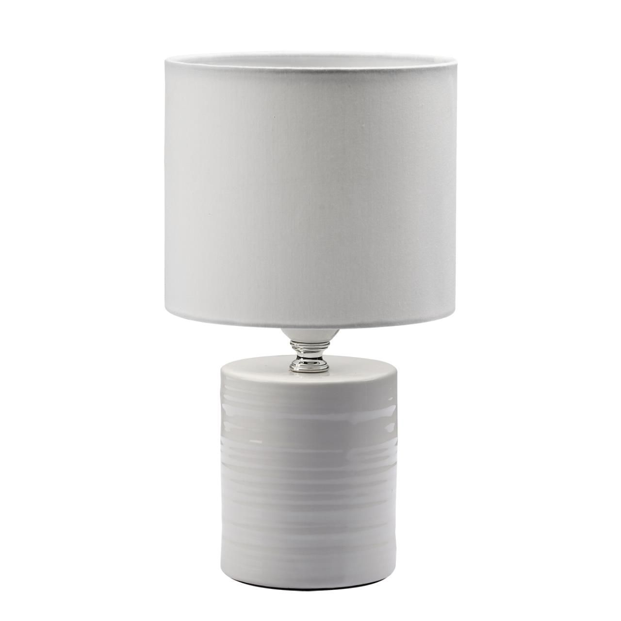 Lumion 8144/1T MODERNI LN25 000 белый, керамика/текстиль Настольная лампа Е27 1*60W 220V TUALA фото
