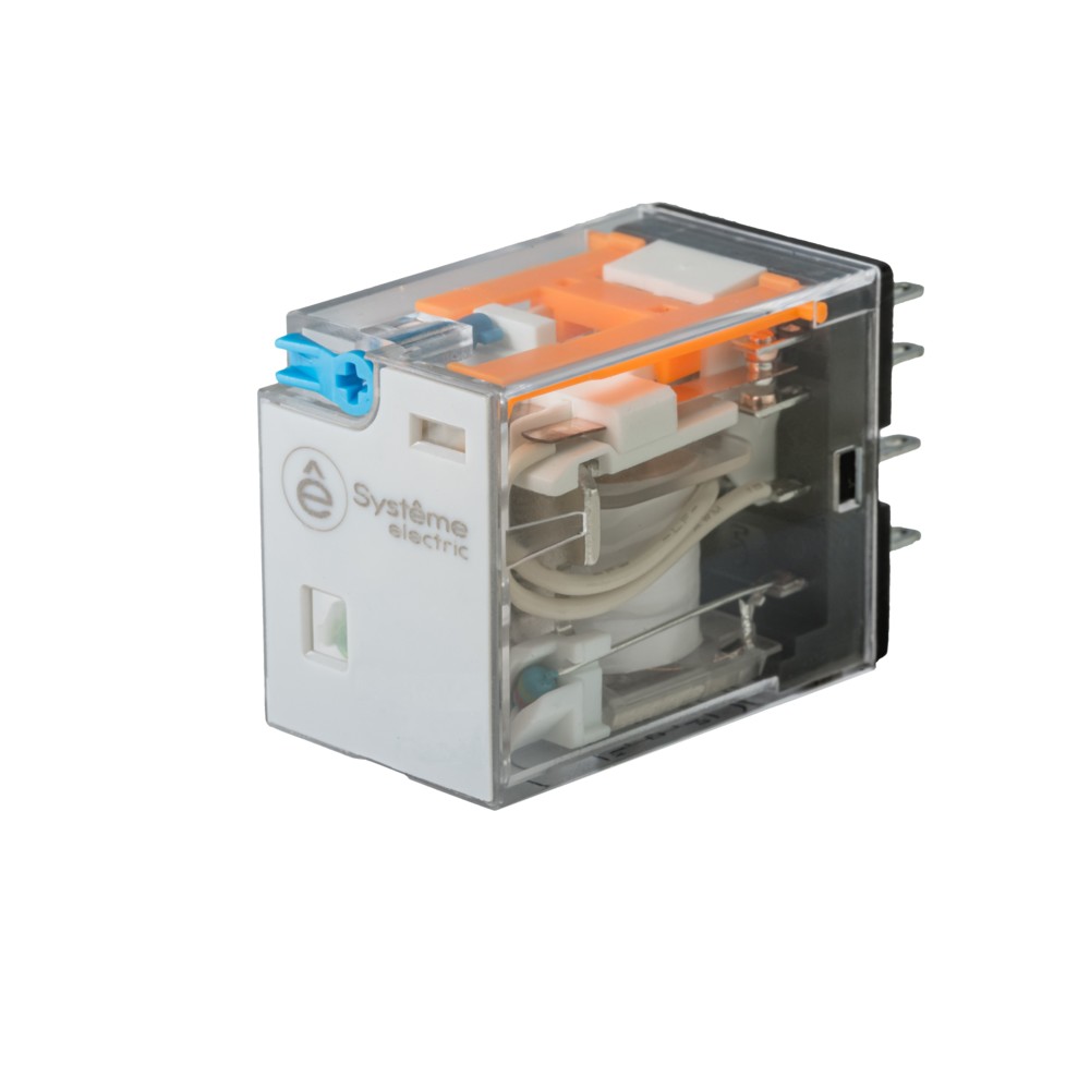 Systeme Electric Реле 6A 4CO 110VDC тест кнопка LED фото