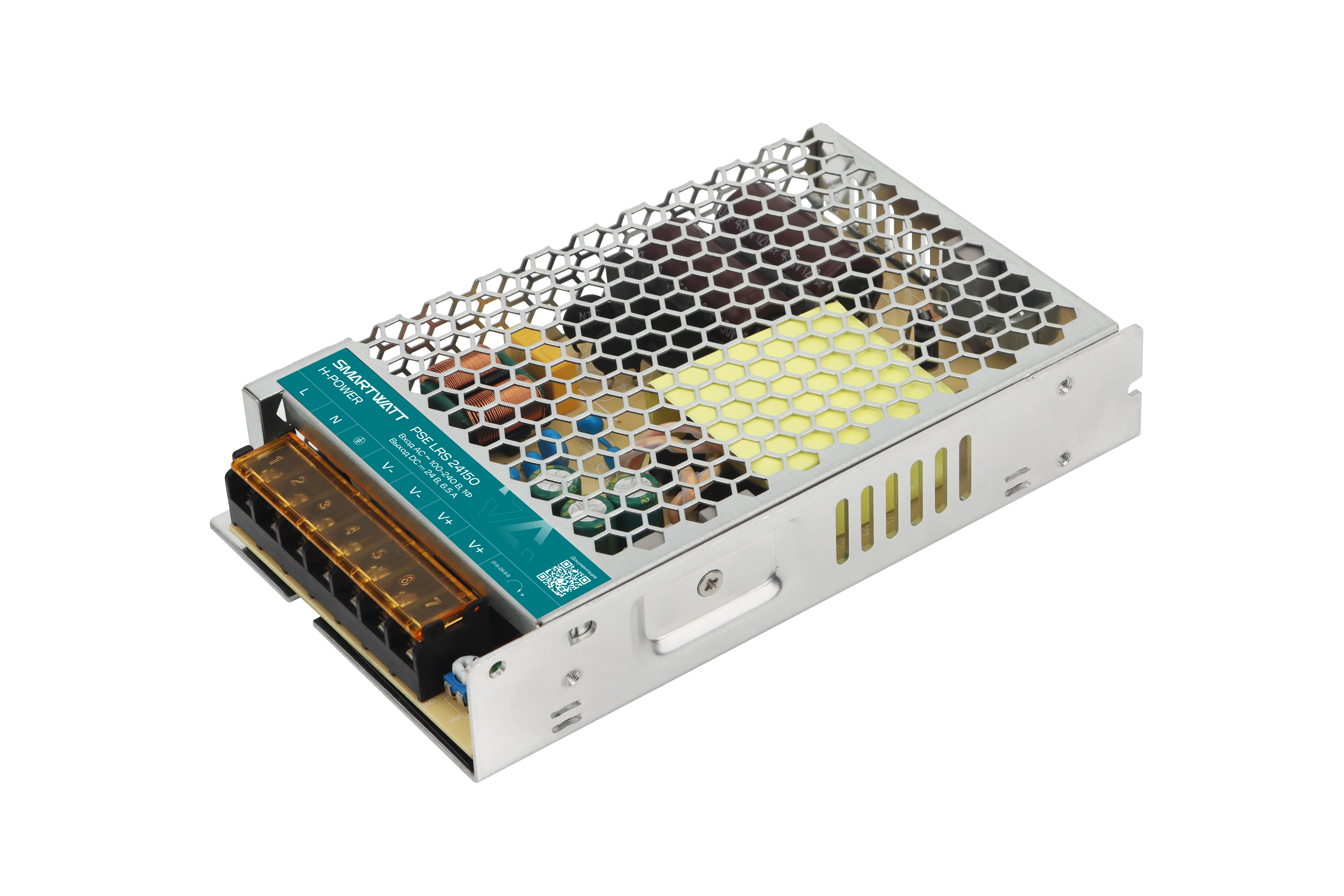 SMARTWATT Импульсный блок питания PSE LRS 24150 H-POWER, 24 В, 150 Вт, 6,5 А фото