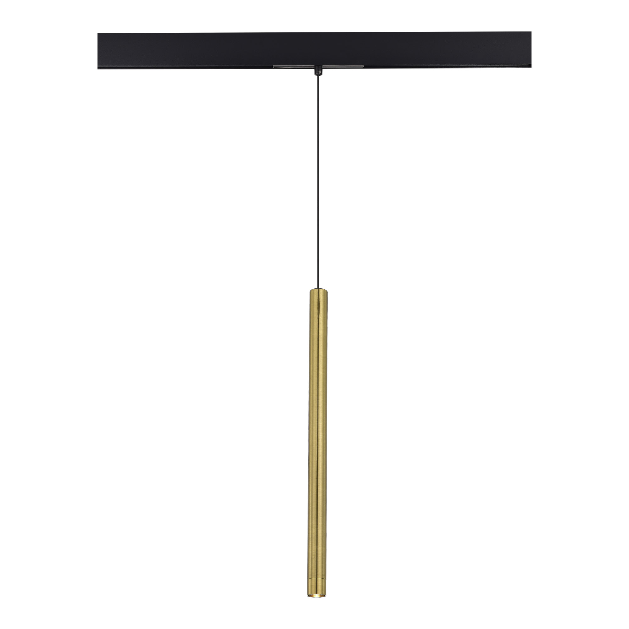 ST LUCE ST683.336.08 Магнитный трековый светильник Золотистый LED 1*8W 3000K 450Lm Ra90 24° IP20 D30xH500 48V фото