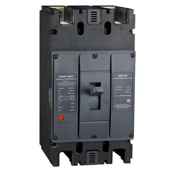 SMARTWATT Автоматический выключатель в литом корпусе PDE HCB250B-DC-160/3, 160 А, 3P, 20 кА фото
