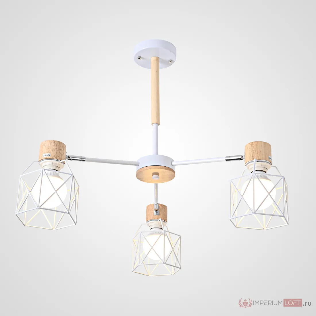 ImperiumLoft Потолочная люстра CORF B3 White 3 lamps фото