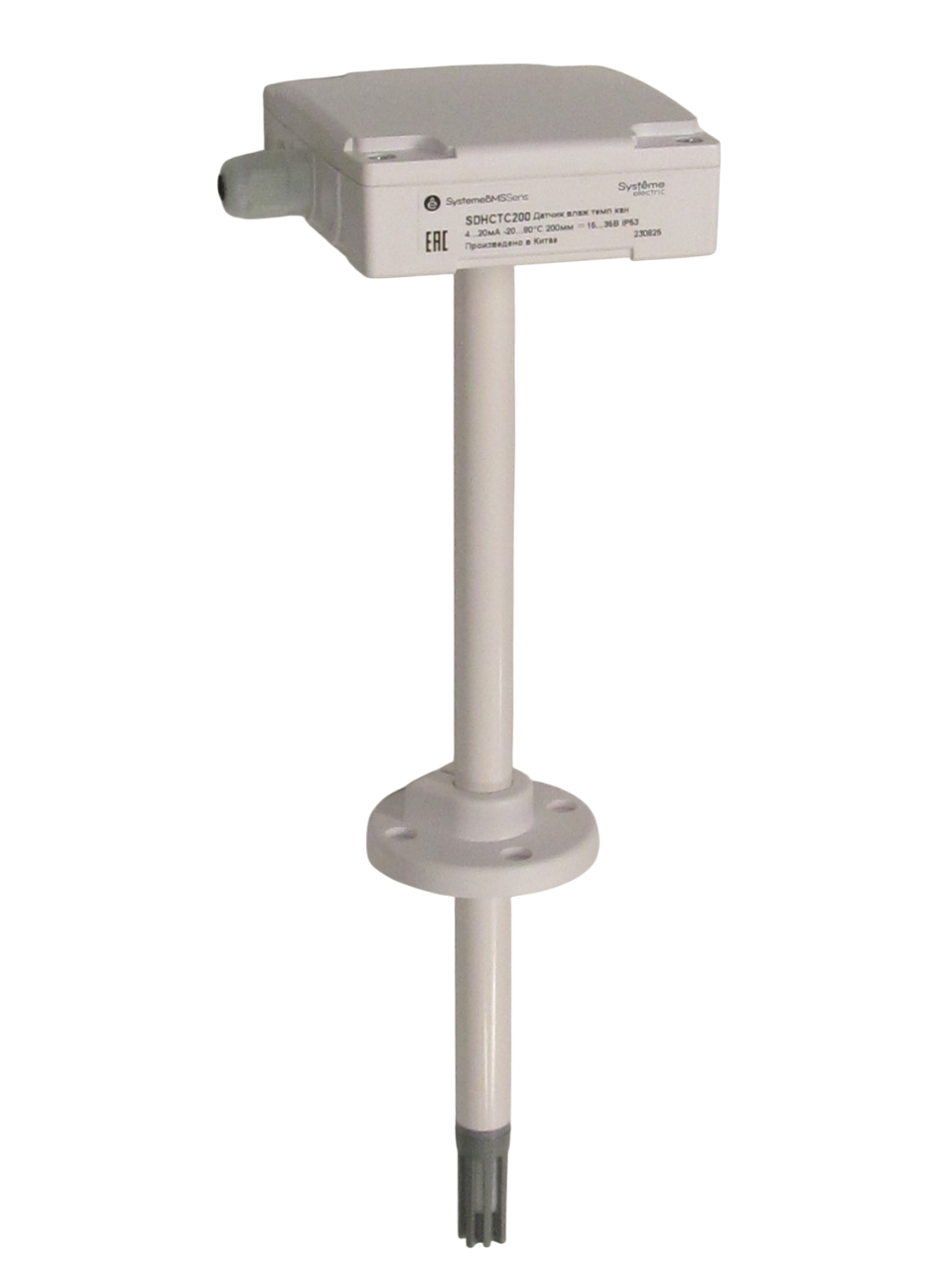 Systeme Electric Датчик влажности и температуры канальный, 4…20мА -20…80°С 4…20мА 283мм(40…265мм ) =15…35В фото