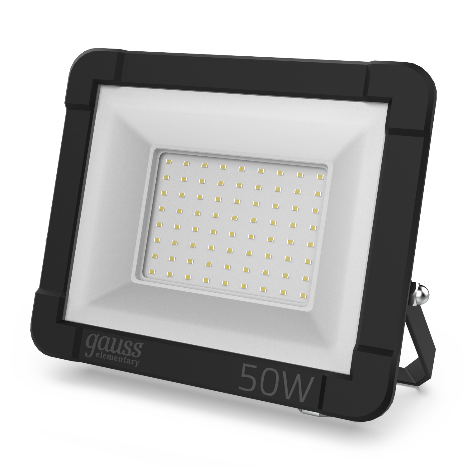 Gauss Прожектор Elementary 50W 4450lm 3000К 200-240V IP65 черный LED фото