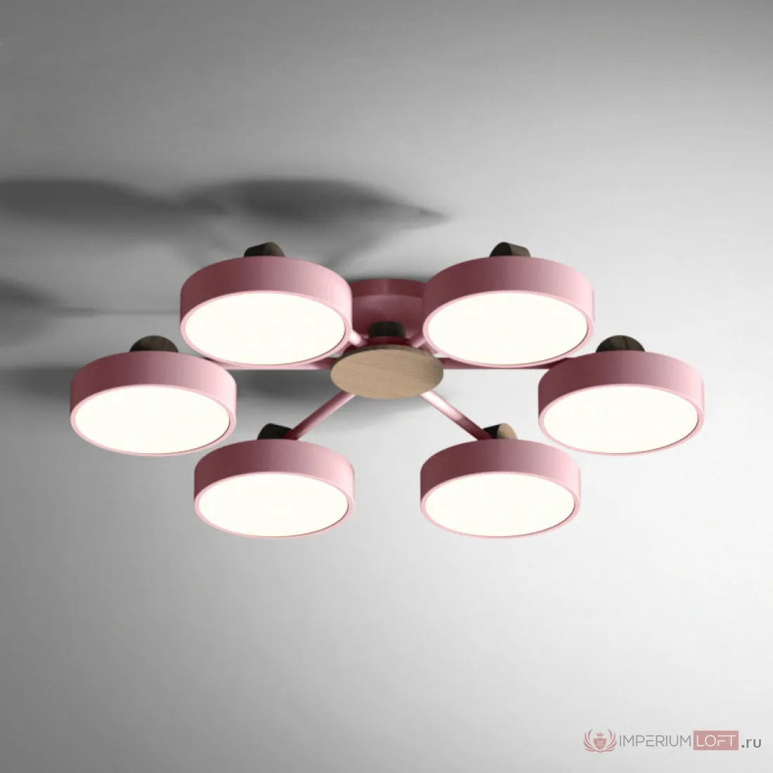 ImperiumLoft Потолочная люстра MOVE 6 Pink фото