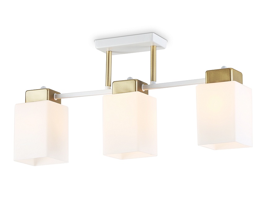 Ambrella Светильник подвесной TR303045/3 WH/GD белый/золото E27/3 max 60W 540*100*270 фото