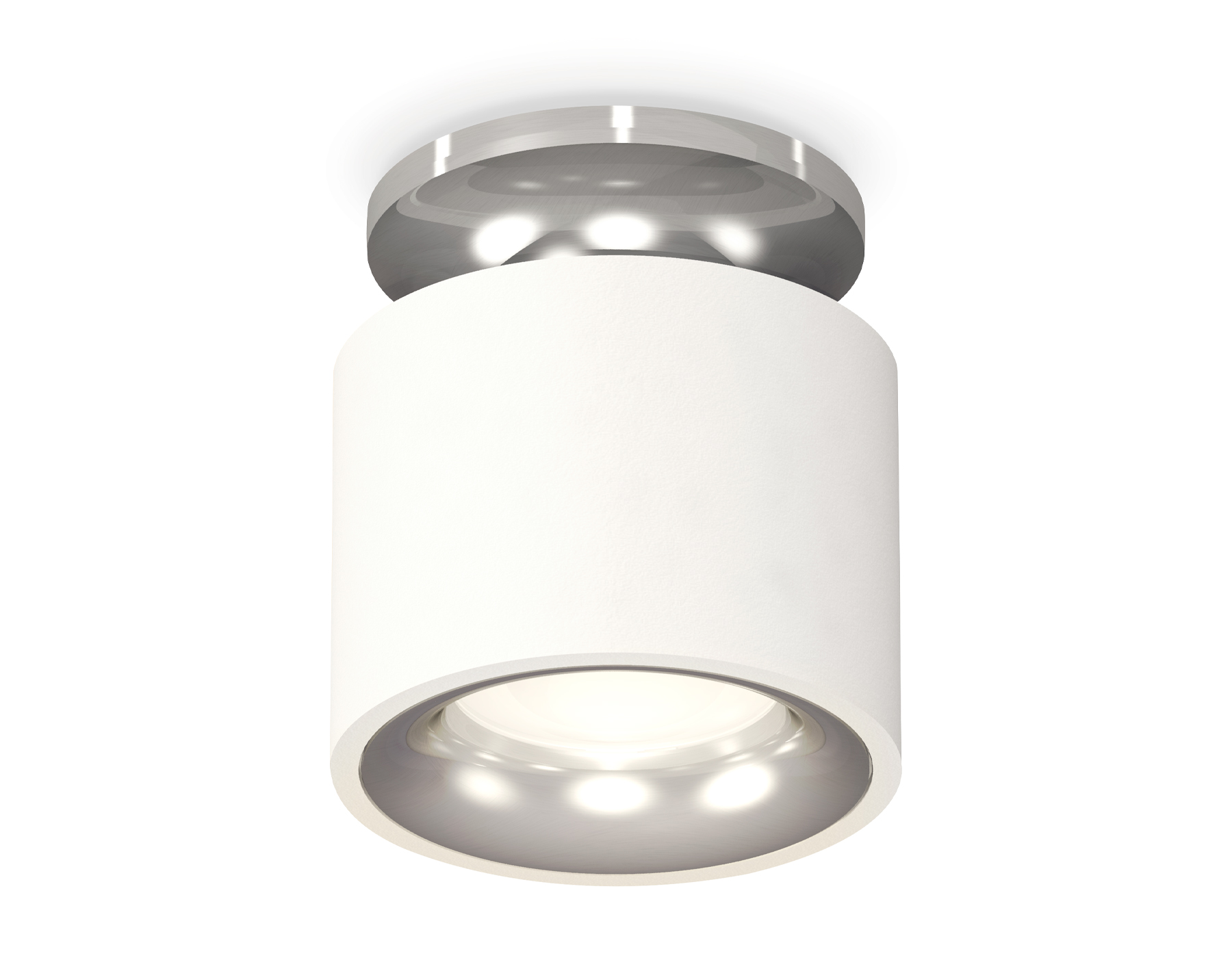 Ambrella Комплект накладного светильника XS7510081 SWH/PSL белый песок/серебро полированное MR16 GU5.3 (N7927, C7510, N7012) фото