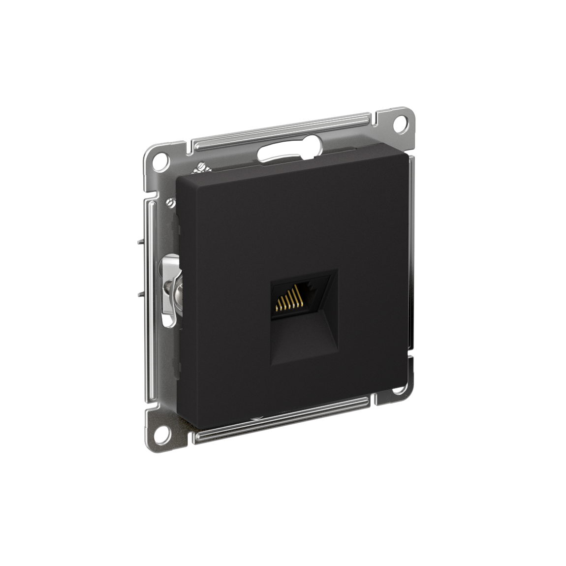 Systeme Electric AtlasDesign Карбон Розетка компьютерная RJ45, кат. 6A, механизм фото