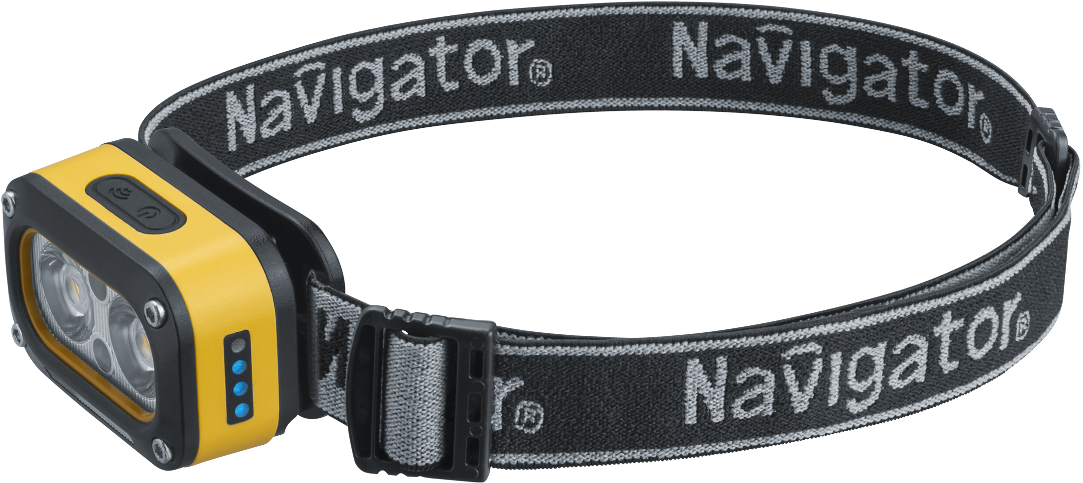 Фонарь Navigator NPT-H43-ACCU налоб 1LEDx3Вт,1LEDx3Вт,5реж,Li-ion0.5Ач (12)