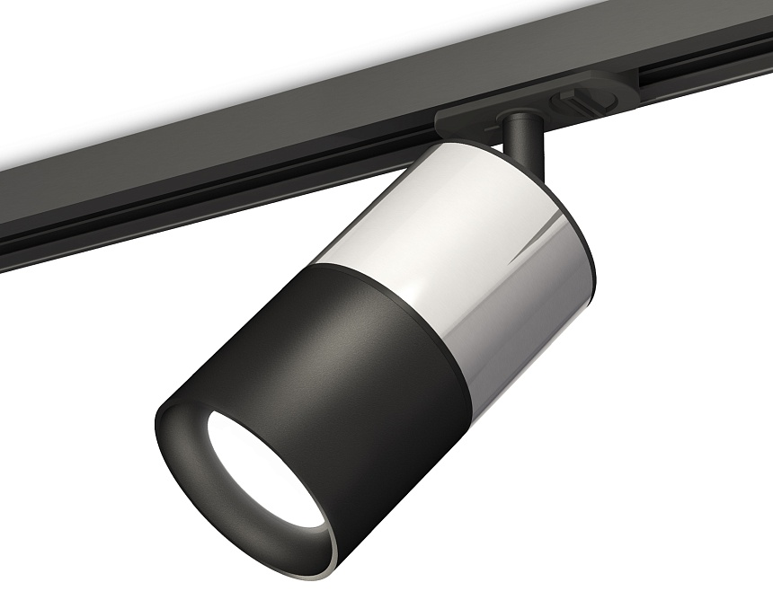 Ambrella Комплект трекового светильника XT7402071 SBK/PSL/PBK черный песок/серебро полированное/черный полированный MR16 GU5.3 (A2537, C7405, A2071, C фото