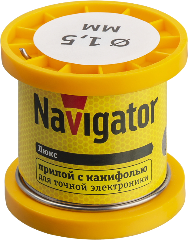 Navigator Припой 93 083 NEM-Pos02-61K-1.5-K100 (ПОС-61, катушка, 1.5 мм, 100 гр) фото