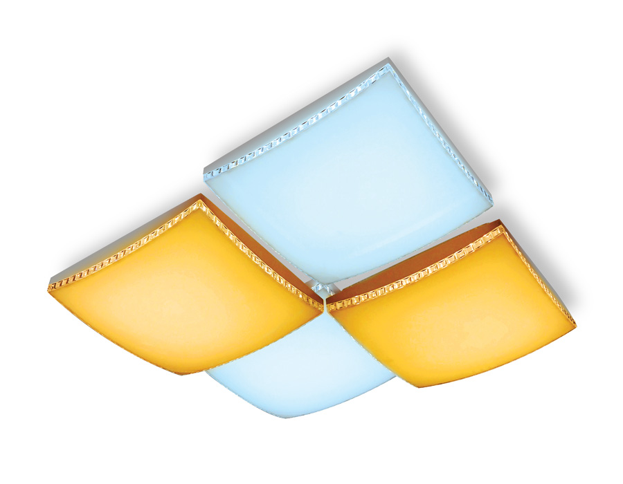 Ambrella Потолочный светодиодный светильник с пультом FP2324 WH белый 144W 540*540*145 (ПДУ РАДИО 2.4) фото