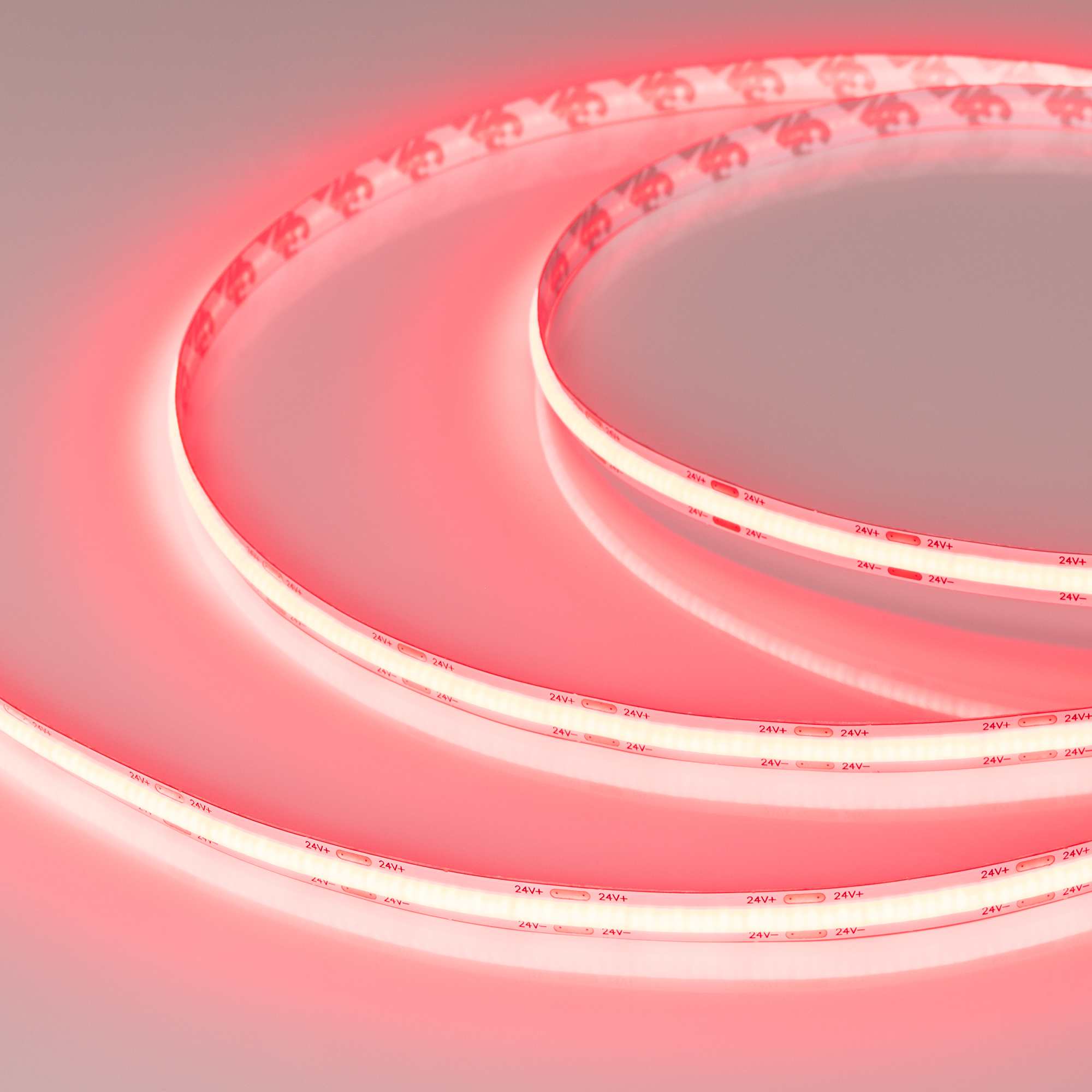 Arlight Лента COB-X544-8mm 24V Red (11.5 W/m, IP20, CSP, 5m) (11.5 Вт/м, IP20) фото
