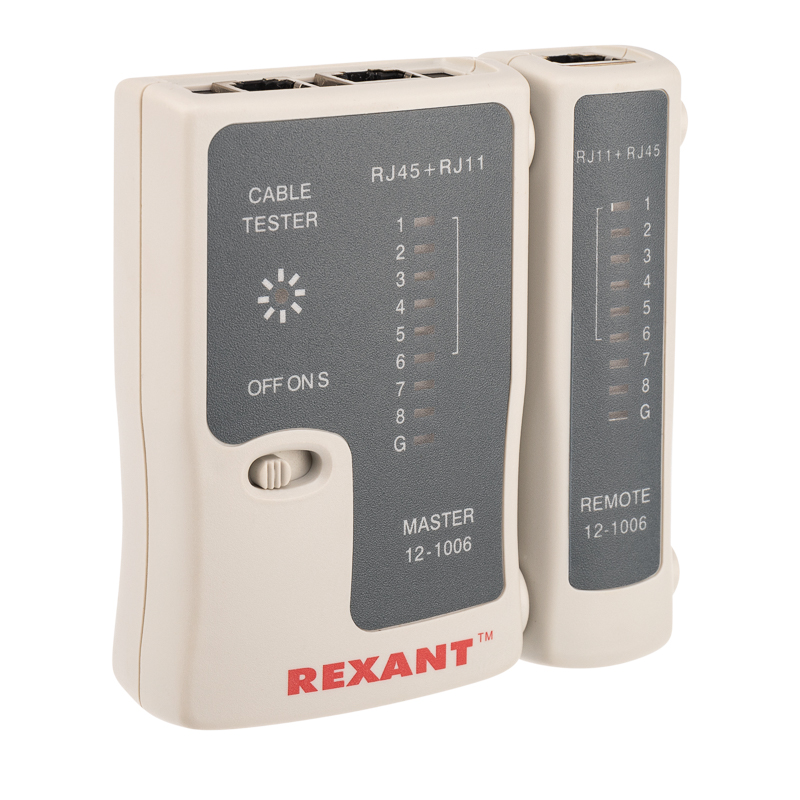 REXANT Тестер Кабеля RJ-45+RJ-11 - 468. фото