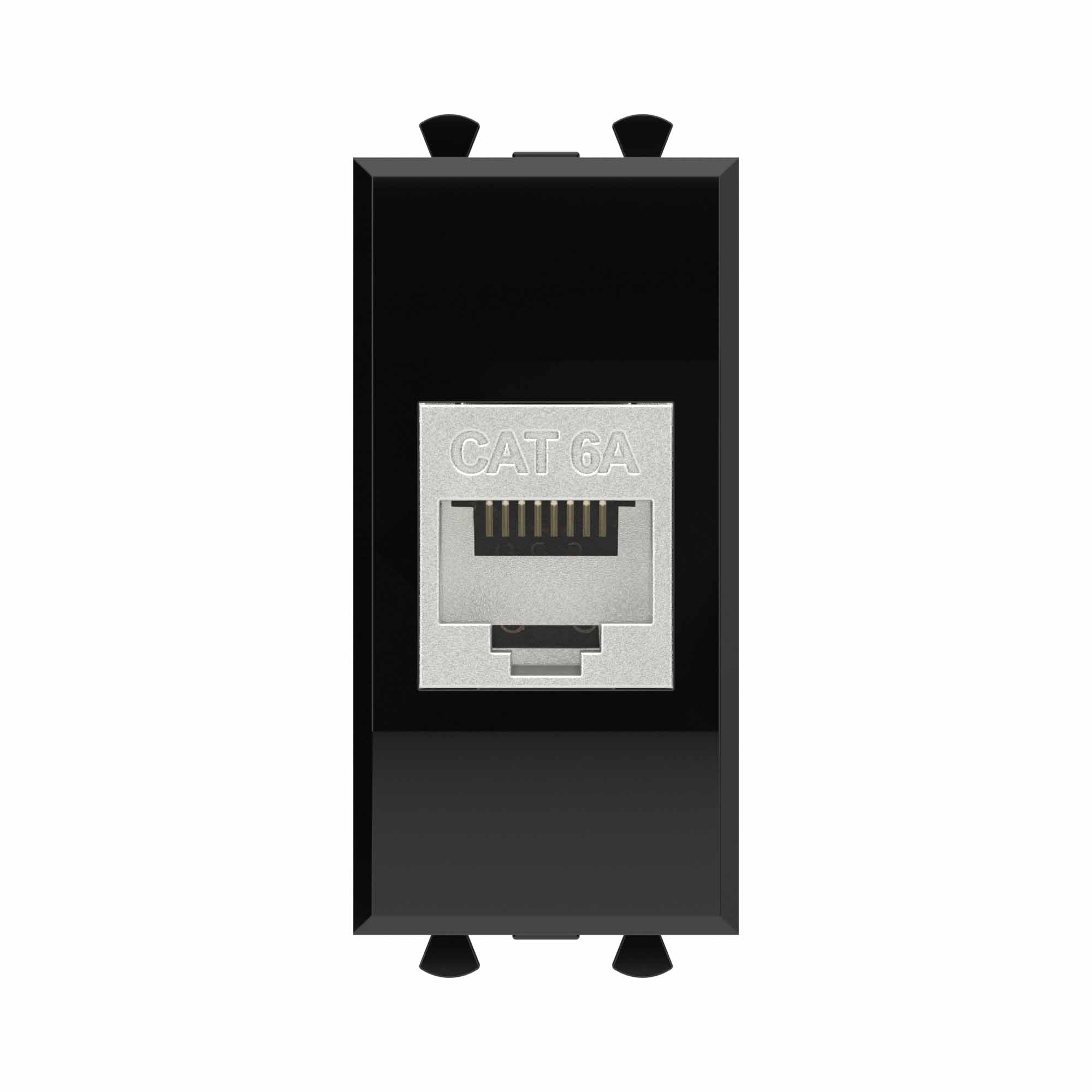 DKC Avanti Компьютерная розетка RJ-45 без шторки модульная, кат.6А экранированная, 