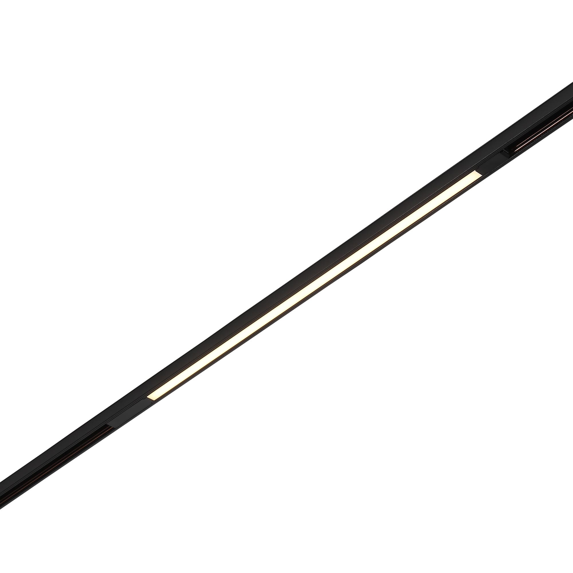 ST LUCE ST1360.436.20 Магнитный трековый светильник Черный LED 1*20W 3000K 1300Lm Ra>90 120 IP20 L606xW22xH4 фото
