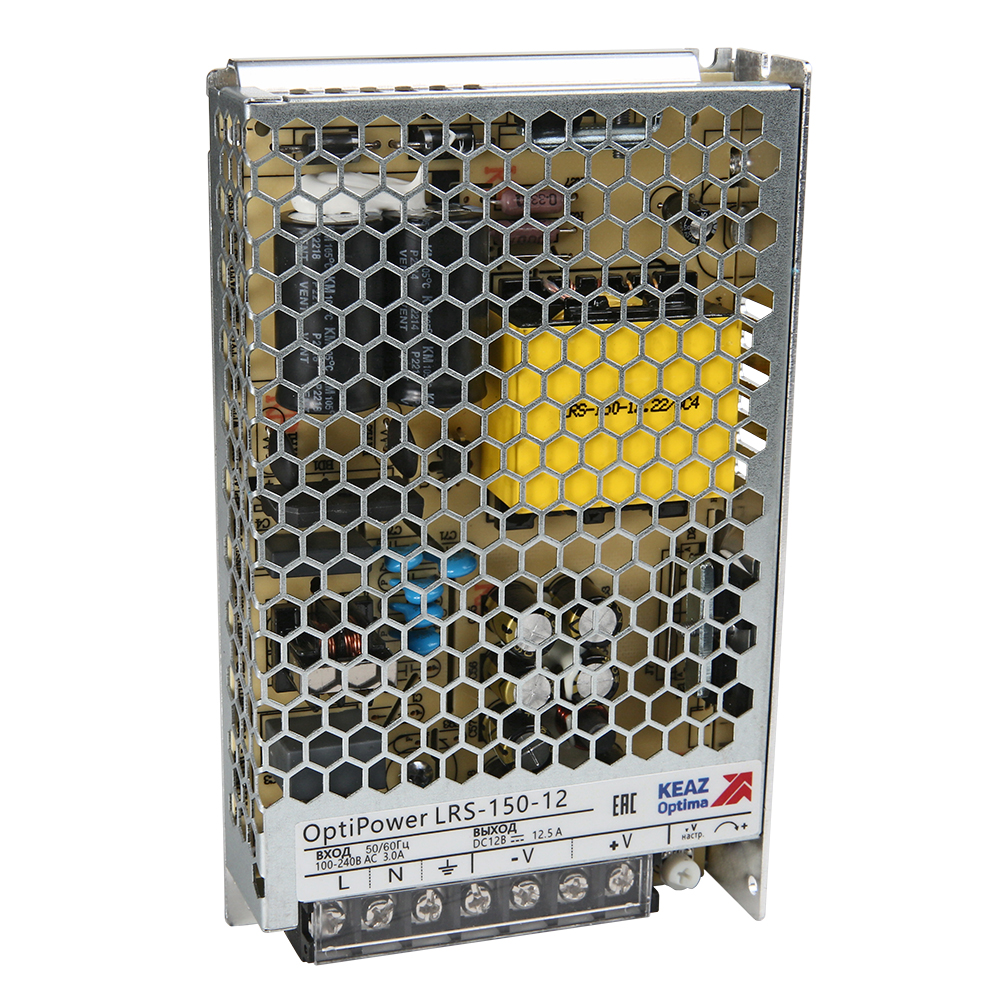 КЭАЗ Блок питания панельный OptiPower LRS 150-12 12.5A. фото