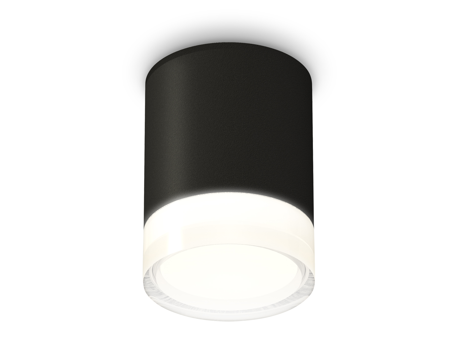 Ambrella Комплект накладного светильника XS6302064 SBK/FR/CL черный песок/белый матовый/прозрачный MR16 GU5.3 (C6302, N6241) фото