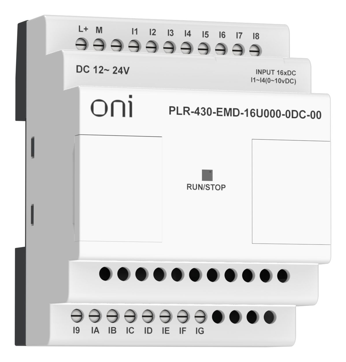 IEK ONI ПЛК 430 Модуль IO 12 DI 4 UI 24В DC. фото