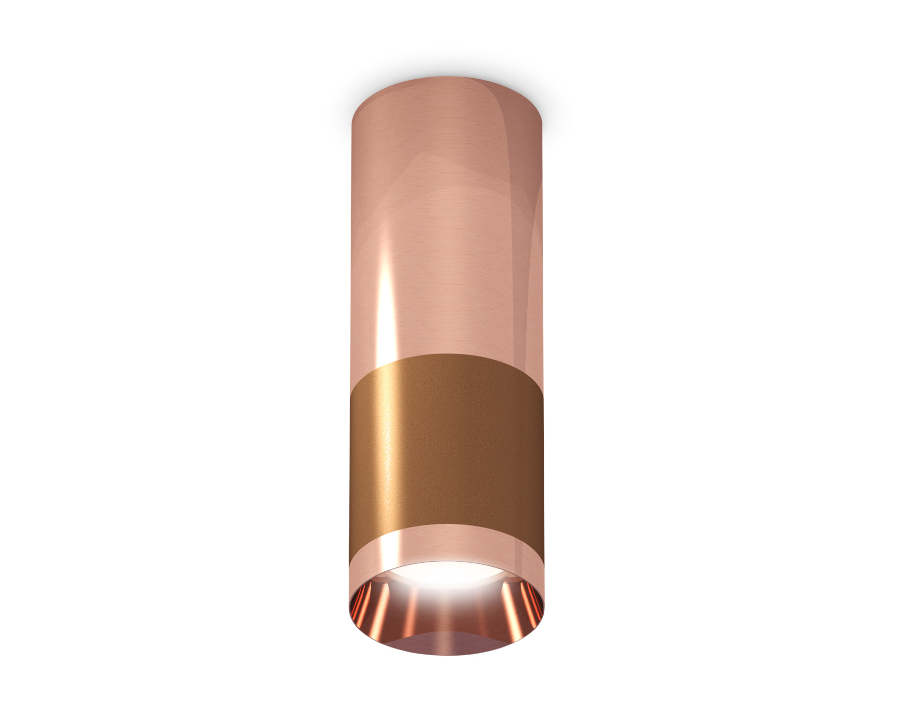 Ambrella Комплект накладного светильника XS6304090 SCF/PPG кофе песок/золото розовое полированное MR16 GU5.3 (C6304, C6326, A2010, N6135) фото