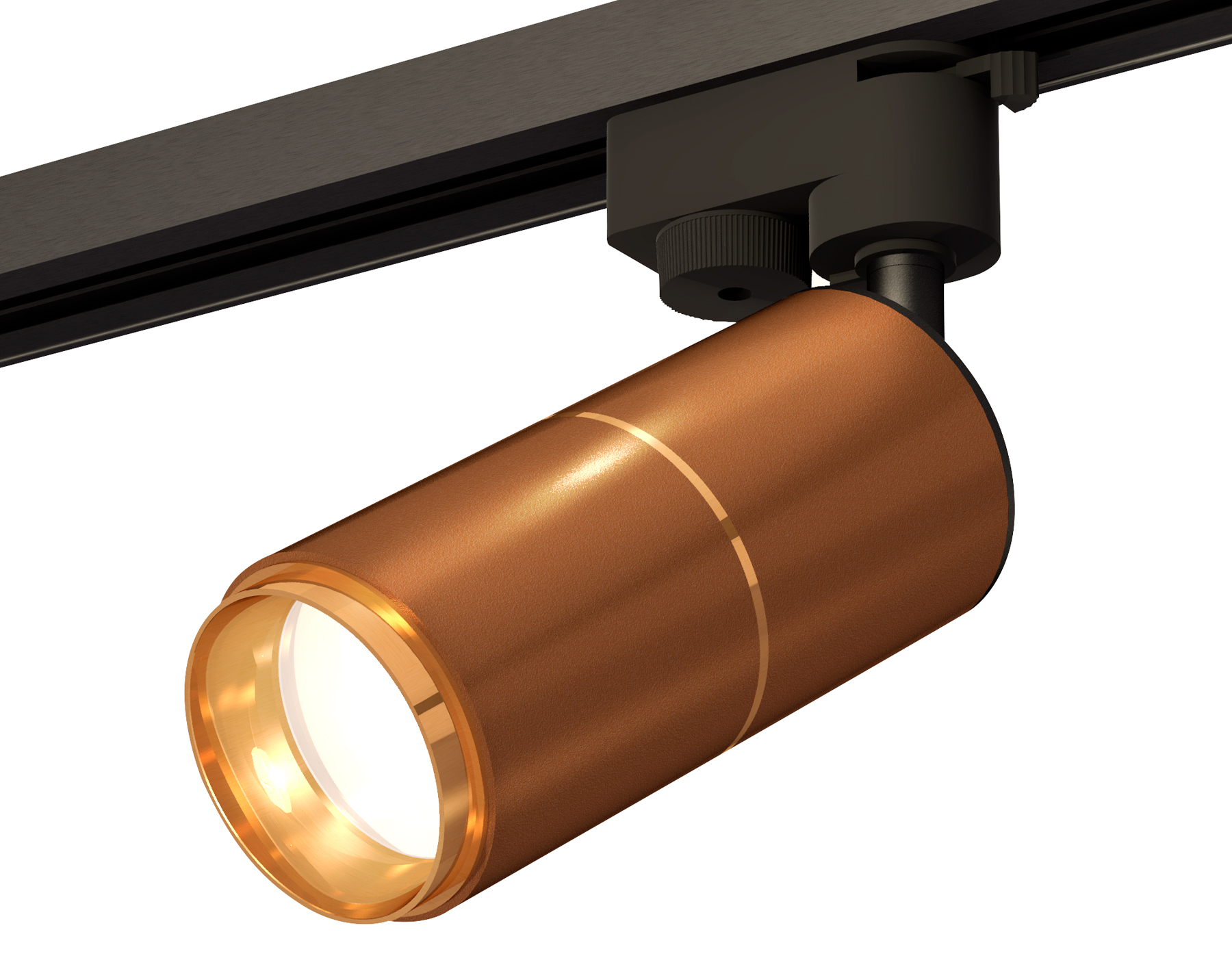 Ambrella Комплект трекового однофазного светильника XT6304010 SCF/PYG кофе песок/золото желтое полированное MR16 GU5.3 (A2521, C6304, A2062, C6304, N6 фото