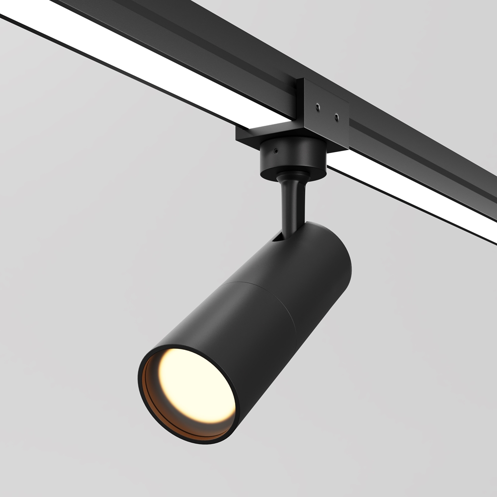 Maytoni Уличный трековый светильник Focus led Elasity IP 3000К 8Вт 55° черный фото