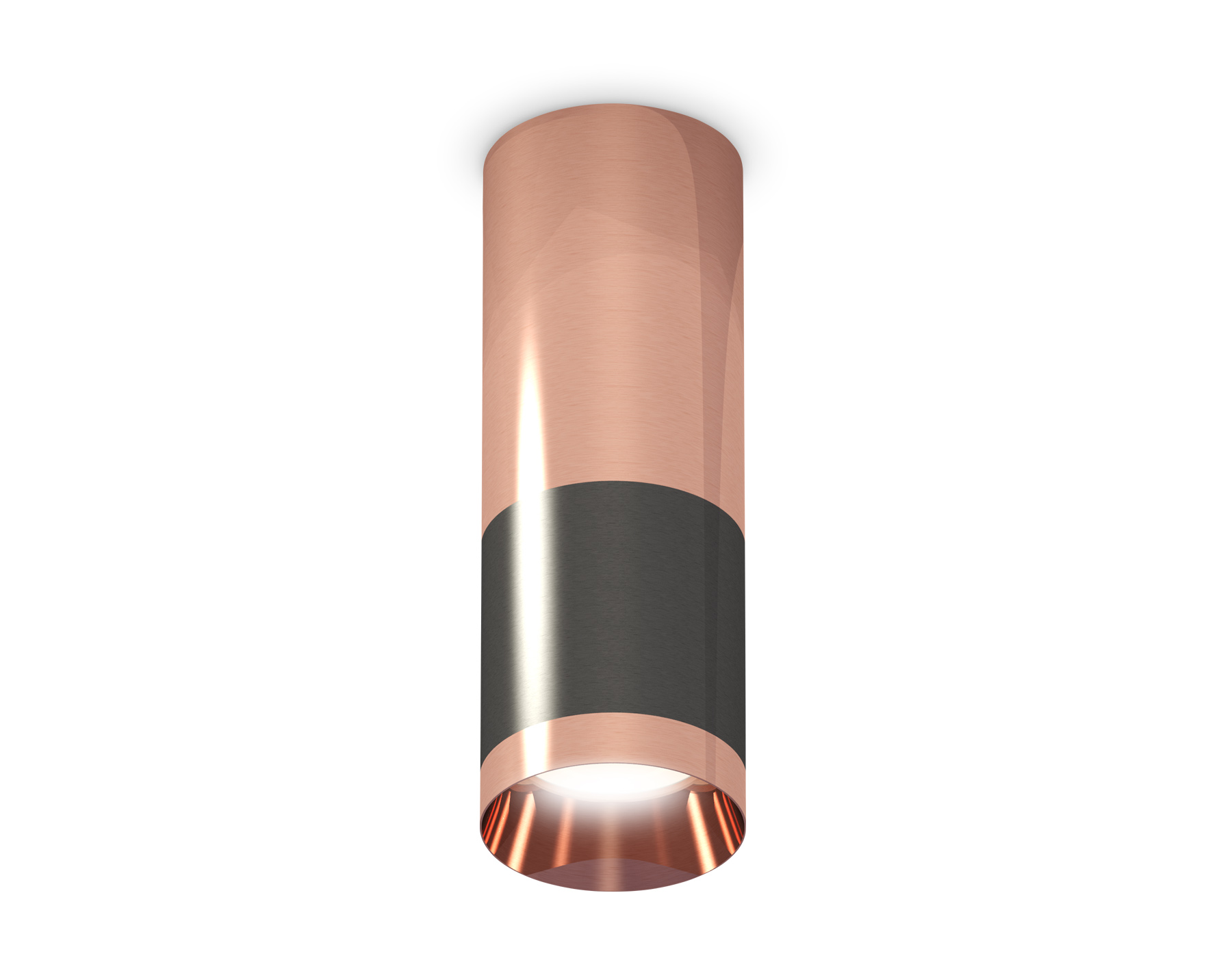 Ambrella Комплект накладного светильника XS6303060 DCH/PPG черный хром/золото розовое полированное MR16 GU5.3 (C6303, C6326, A2010, N6135) фото