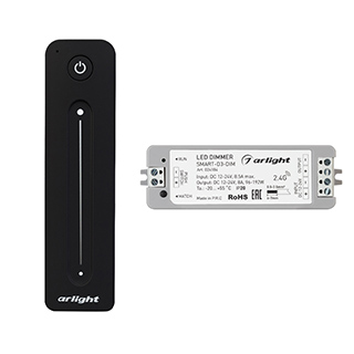 Arlight Диммер SMART-DIM-SET-LINE (12-24V, 1x8A, ПДУ 2.4G) (IP20 Пластик, 5 лет) фото