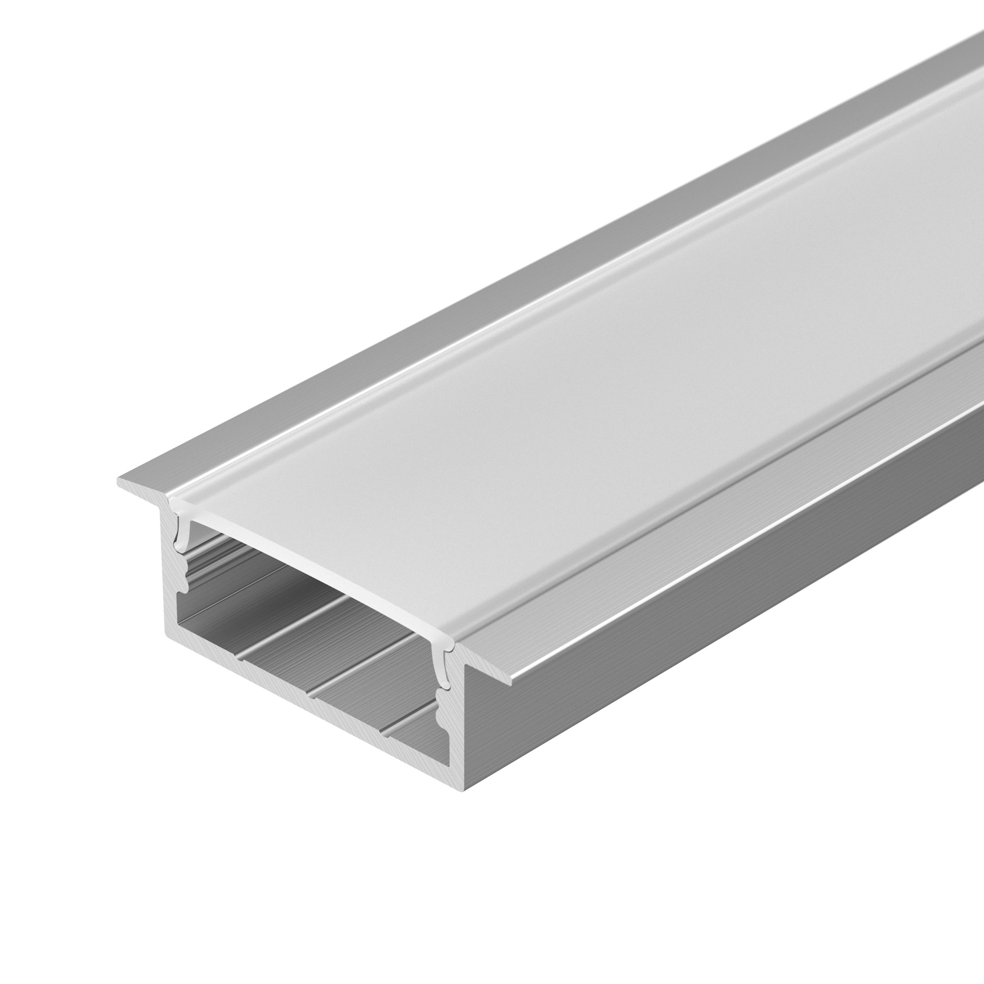 Arlight Профиль с экраном ARH-WIDE-F-H10-2000 ANOD+OPAL (Алюминий) фото