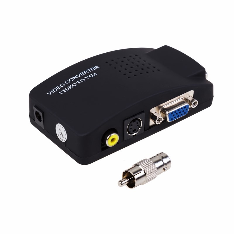 REXANT Конвертер AV RCA + S-video на VGA (+ Переход гнездо BNC – штекер RCA). фото
