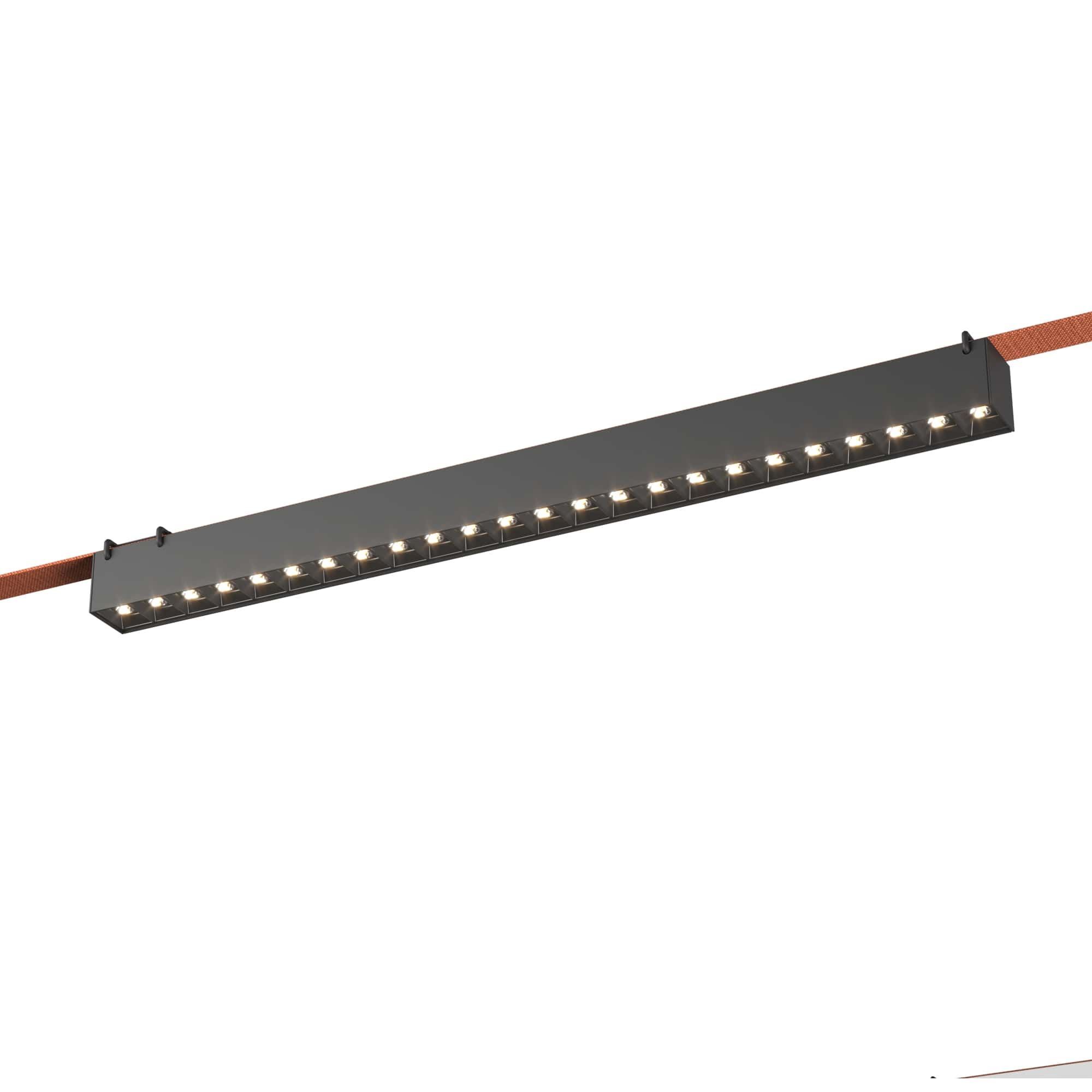 ST LUCE ST455.446.24 Св-к трек. Черный LED 1*24W 4000K 1 778Lm Ra90 24/40 IP20 L642xW40xH45 48V фото