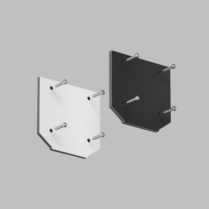 Denkirs TR3047-AL Комплект торцевых заглушек для профиля SMART PROFI фото