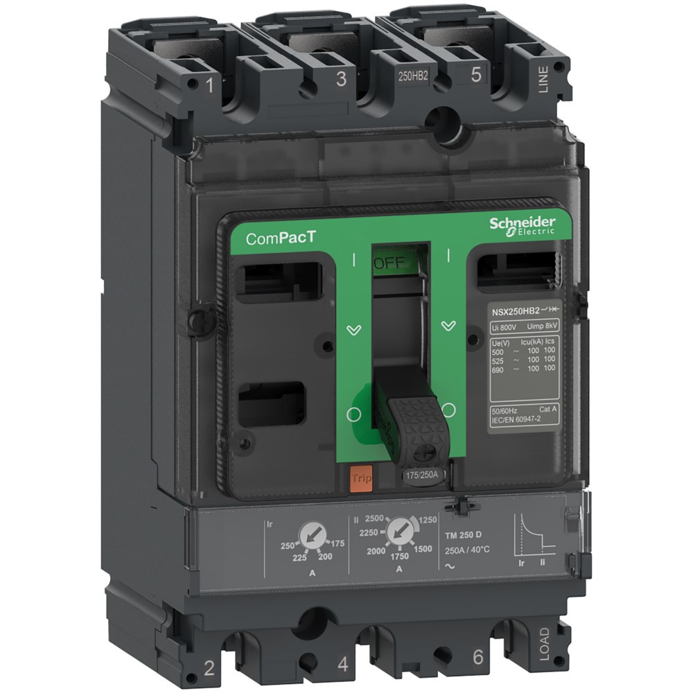 Schneider Electric Выключатель автоматический NSX100F 36kA 3П3Т 100A TMD фото