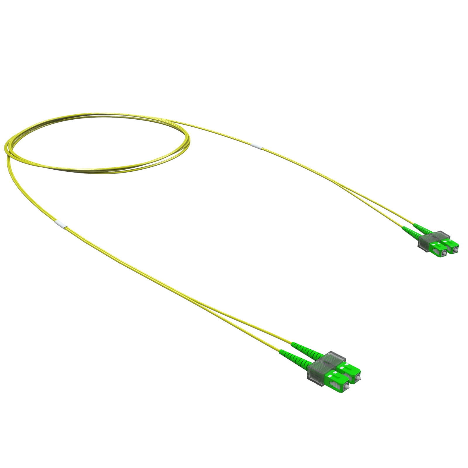 DKC Оптический коммутационный шнур Duplex SC/APC-SC/APC, 9/125 (OS2), 3 м фото