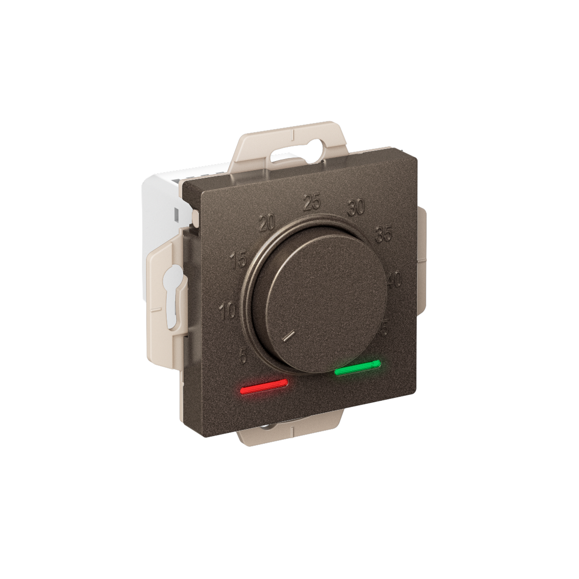 Systeme Electric AtlasDesign Мокко Термостат электрон. теплого пола с датчиком, 10A, механизм фото