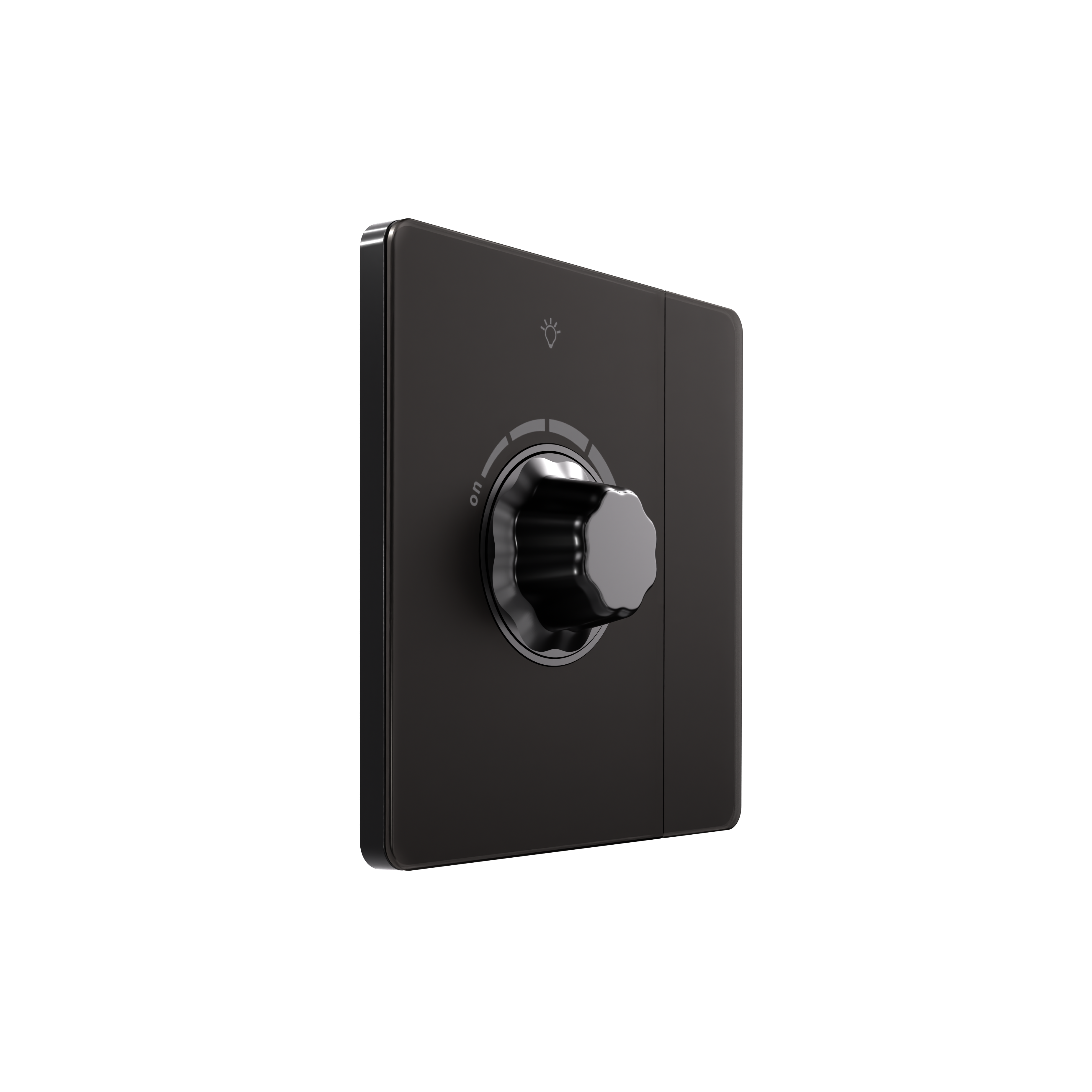 Systeme Electric Systeme Infinity Полярная ночь Светорегулятор TRIAC c выключателем 300Вт фото