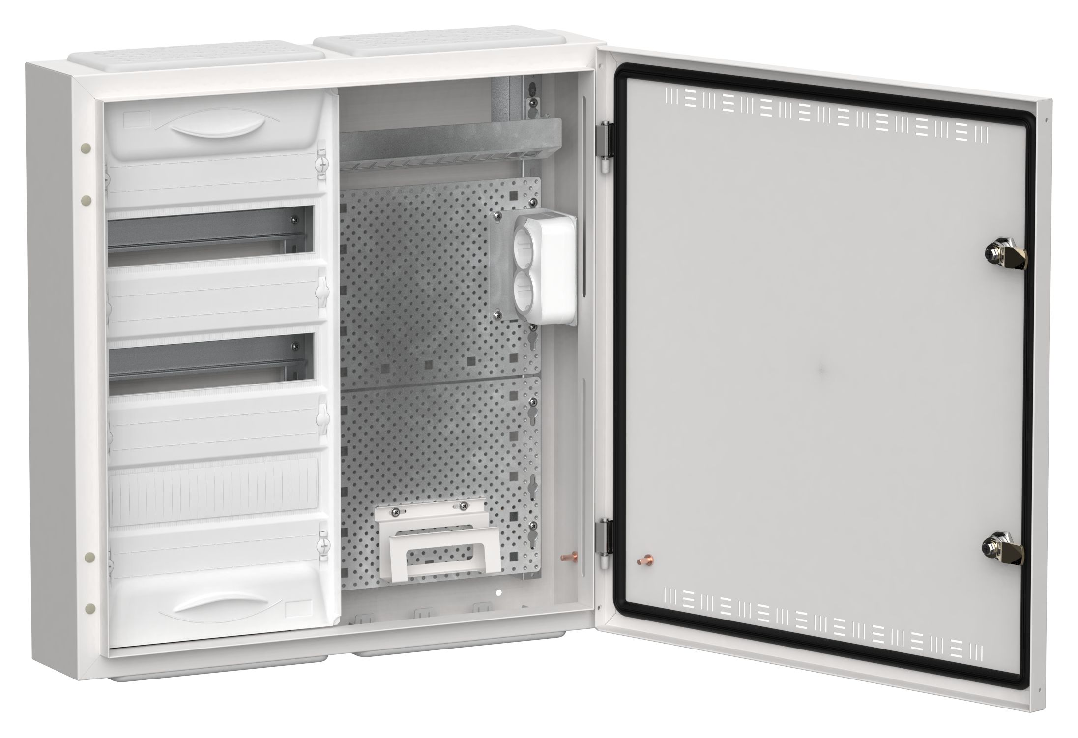 IEK TITAN 5 Корпус комбинированный ЩРн-36 (2х36) белый фото
