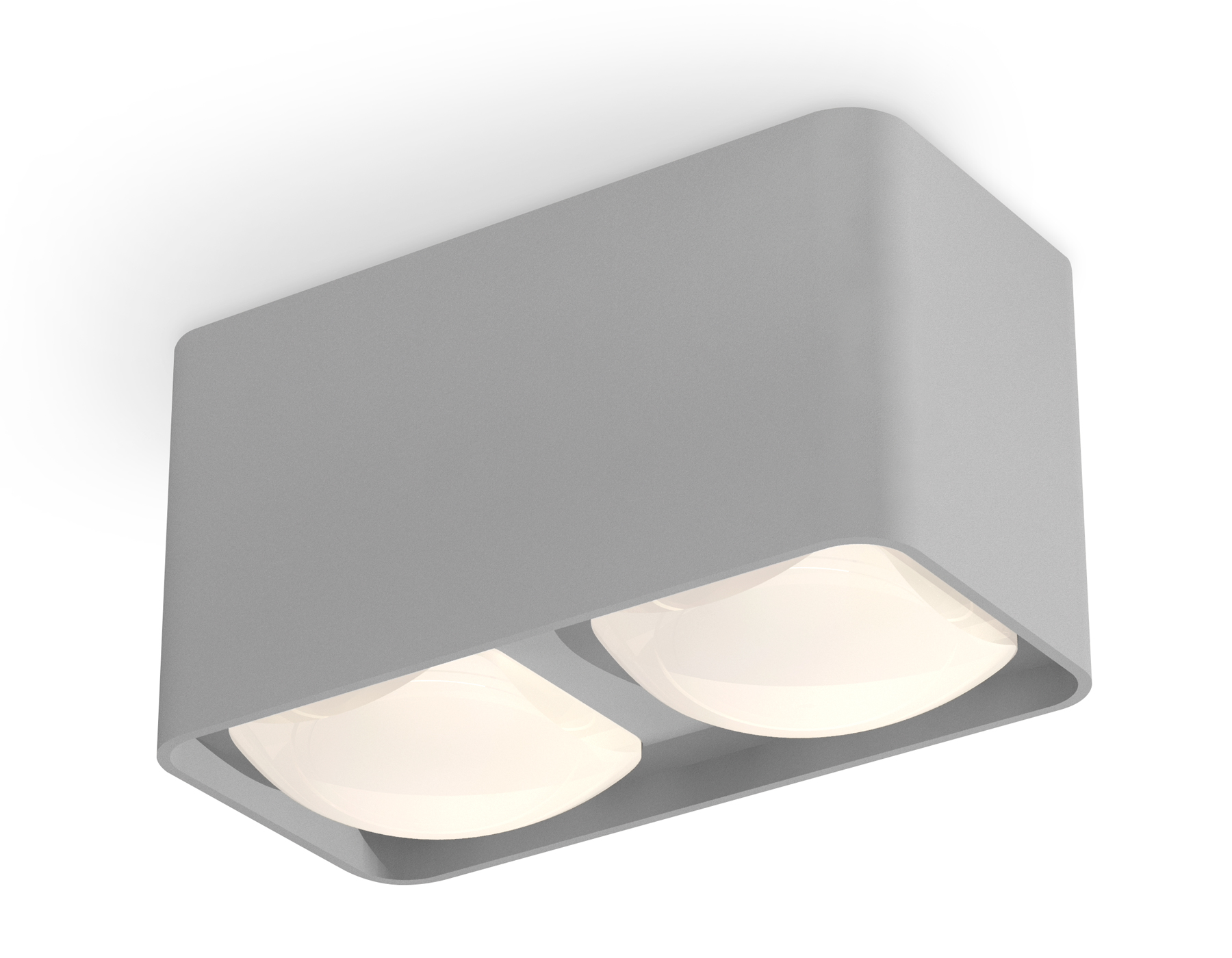 Ambrella Комплект накладного светильника с акрилом XS7852011 SGR/FR серый песок/белый матовый MR16 GU5.3 (C7852, N7756) фото
