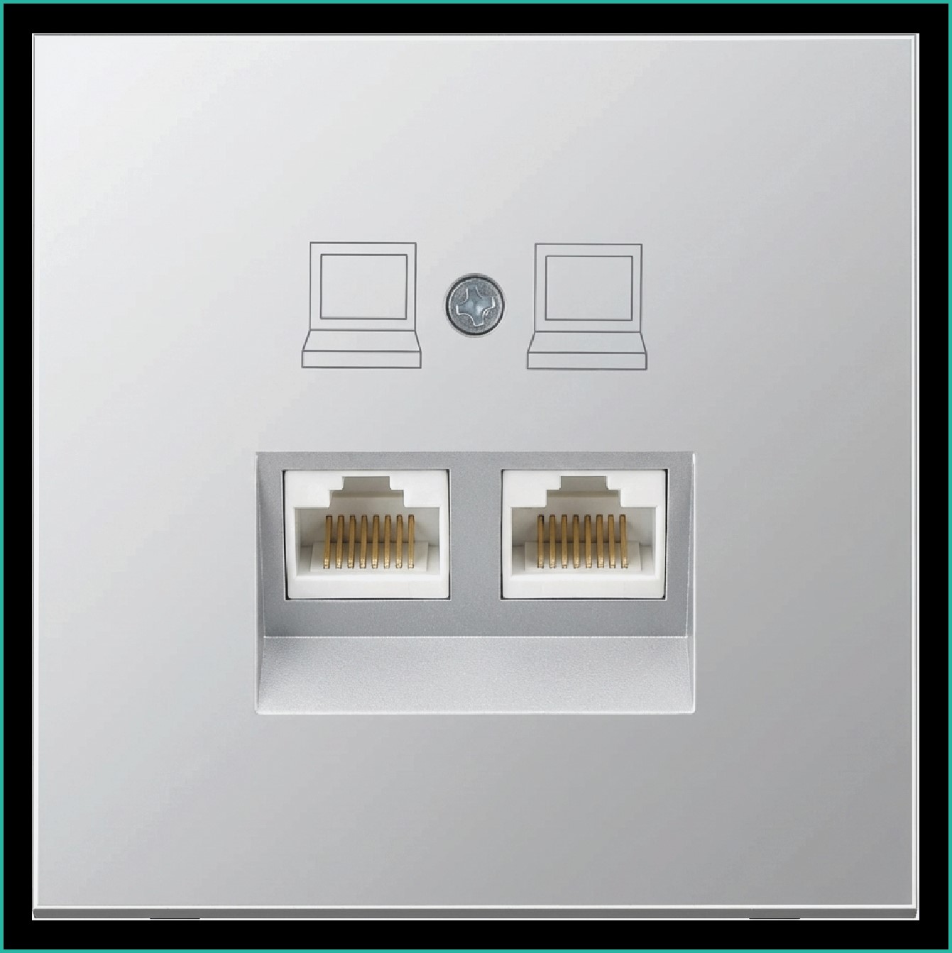 Jasmart FD Алюминий Розетка RJ45 2-ая фото