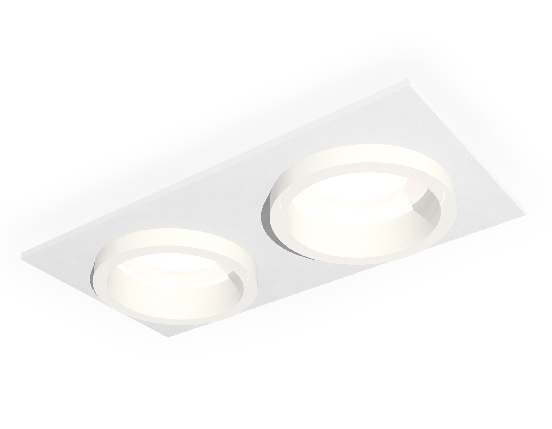 Ambrella Комплект встраиваемого светильника с акрилом XC6525064 SWH/FR белый песок/белый матовый MR16 GU5.3 (C6525, N6245) фото