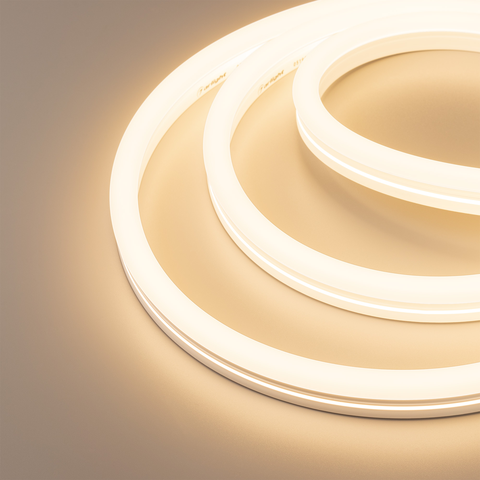 Лента герметичная MOONLIGHT-SIDE-X336-12x24mm 230V Warm2700 (11 W/m, IP65, 50m, wire x1) (Arlight, Грибовидная форма) фото