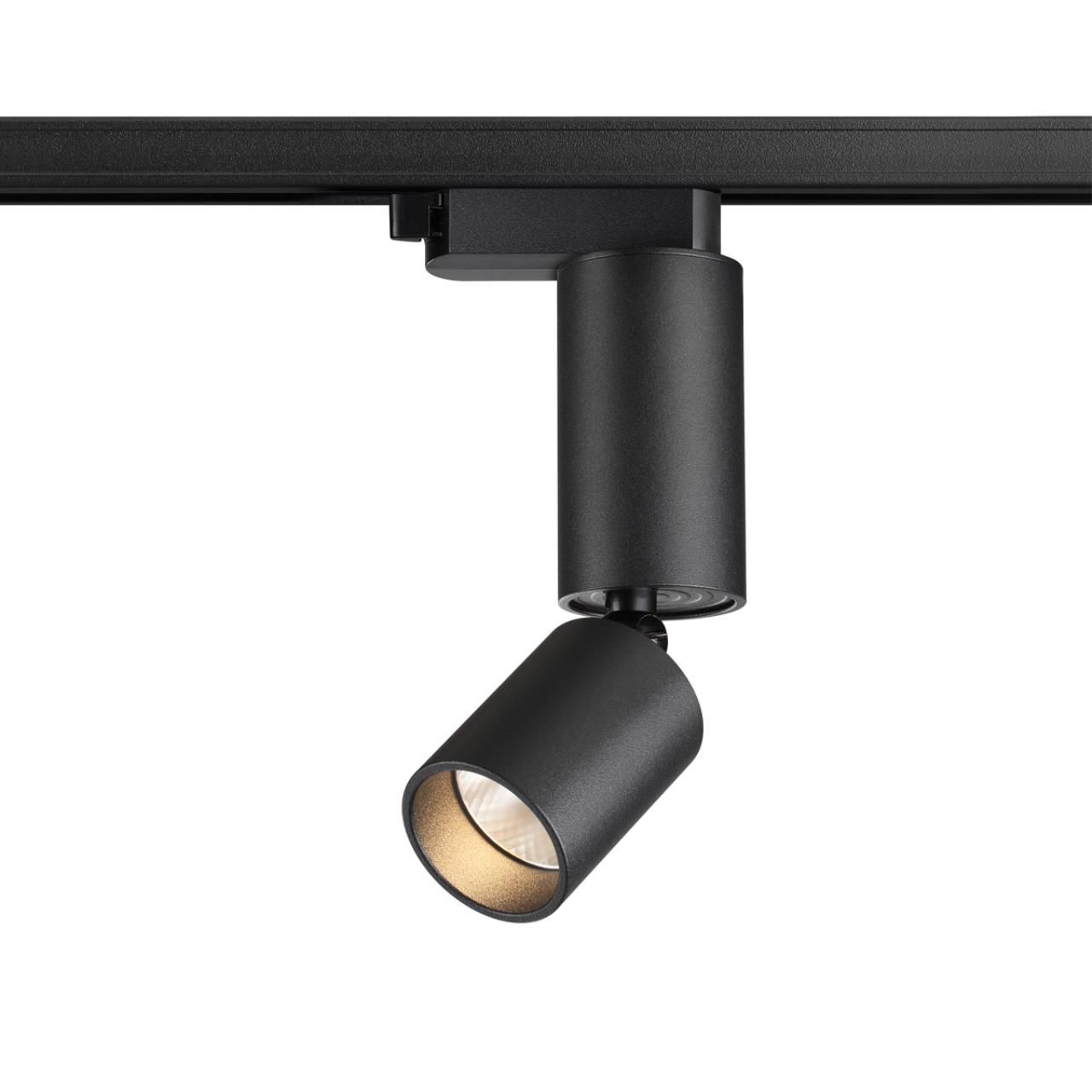 Novotech 359319 PORT NT24 000 черный Светильник трековый однофазный трехжильный IP20 LED 5W 85-265V 3000K 600Лм TUBO фото
