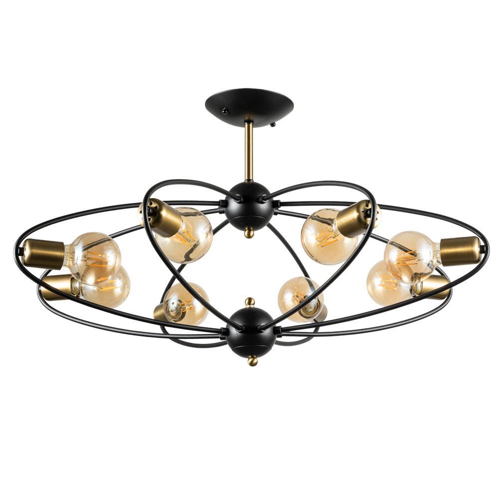 Arte Lamp A1963PL-8BK Glasgow Потолочная люстра фото