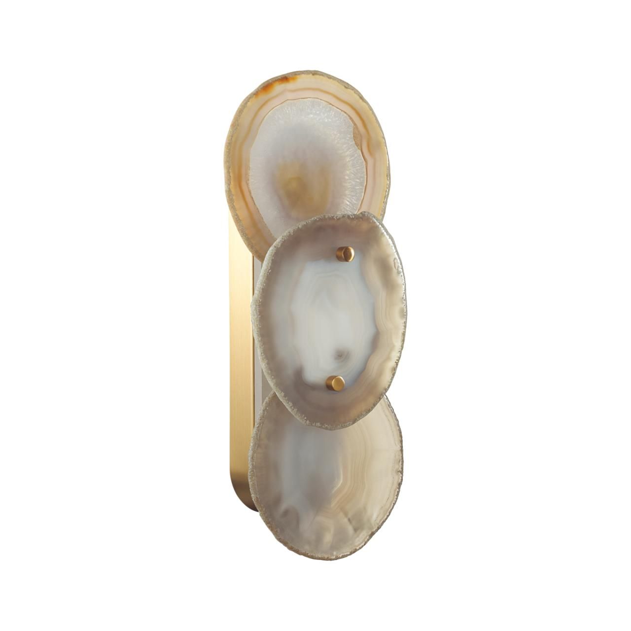 Odeon Light 7065/10WL L-VISION ODL25 Настенный светильник бронзовый/металл/акрил/агат IP20 LED 10W 3000K 220V AGATE фото