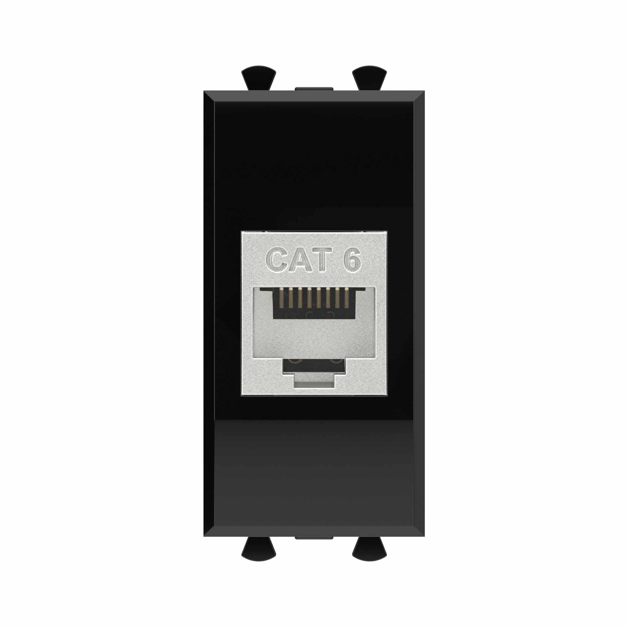 DKC Avanti Компьютерная розетка RJ-45 без шторки модульная, кат.6 экранированная, 